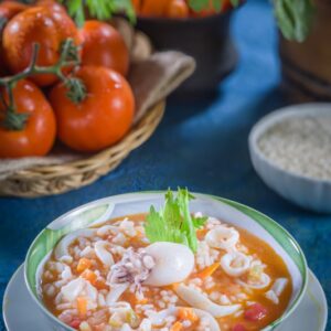 MINESTRA DI RISO E SEPPIOLINE - K0547