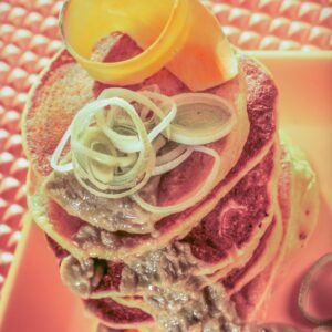 PANCAKES ALLA ZUCCA CON CREMA VERDE - S 2104018 - 151980