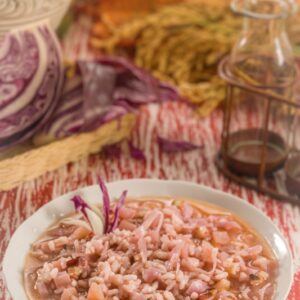 MINESTRA DI RISO CON CAVOLO ROSSO - K1060