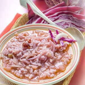 MINESTRA DI RISO CON CAVOLO ROSSO - K1063