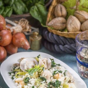 RISOTTO CON ROMBO E TARTUFI DI MARE - K2124