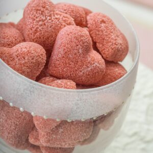 ZUCCHERO DECORATO CUORE - K2538