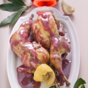 QUAGLIE AL VIN BRULÉ -K 3295