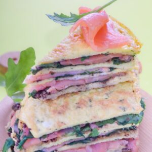 TORRE FARCITA CON RUCOLA E SALMONE - K3396