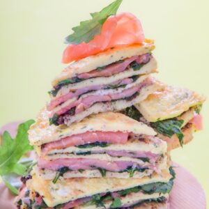 TORRE FARCITA CON RUCOLA E SALMONE - K3395