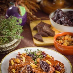 CINGHIALE  IN AGRODOLCE ALLA ROMANA - K3836