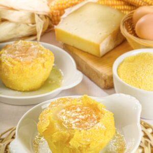 NIDI DI POLENTA CON UOVA E FONTINA - K5675