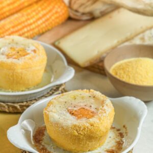 NIDI DI POLENTA CON UOVA E FONTINA - 1505