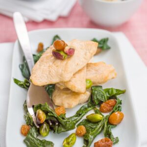 POLLO AGLI SPINACI UVETTA PISTACCHI - L1645