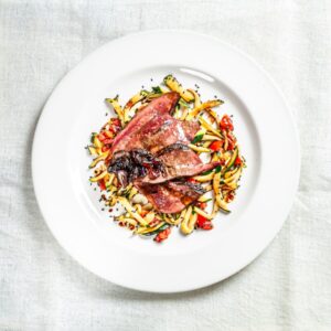 MAIALE CON CIPOLLE CARAMELLATE E  ACETO BALSAMICO - 1440