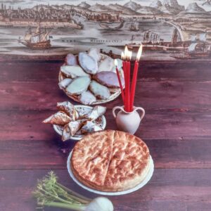 MUSTAZZOLA, CANNOLI SICILIANI, TORTA CON FINOCCHI E PROSCIUTTO - 4103