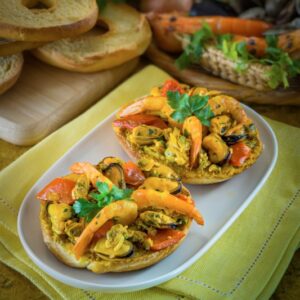 FRISELLE CON FRUTTI DI MARE - K4698