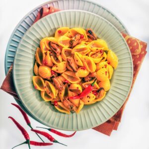 CONCHIGLIE ALLE COZZE E ZAFFERANO - S 2200 - 5730
