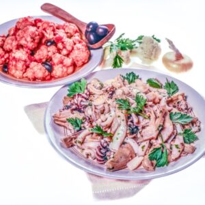 SEPPIE CON CARCIOFI, CAVOLFIORE ALLE OLIVE - S 5000 - 5137