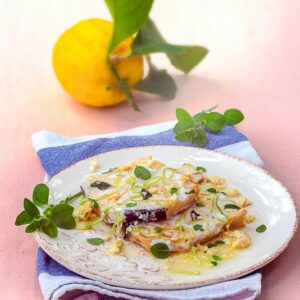 PESCE SPADA CON LIMONE PORRI YOGURT ORIGANO FRESCO – 5457