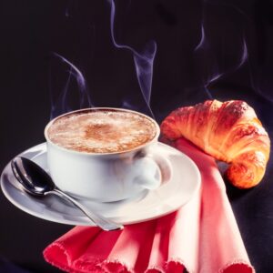 COLAZIONE CON CAPPUCCINO E CROISSANT - 2928