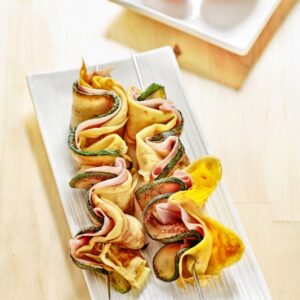 CREPES CON ZUCCHINE E PROSCIUTTO - 2888