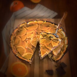 CROSTATA AL CIOCCOLATO E ARANCE - 4041