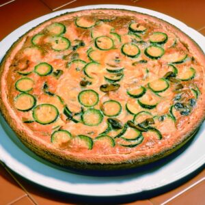 CROSTATA CON FUNGHI ZUCCHINE E CIPOLLE - S 86890 - 9740