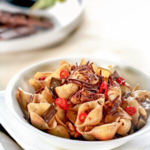 CONCHIGLIE ALLE MELANZANE E CIOCCOLATO - 2868