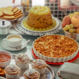 TORTA SVEDESE, PUDDING DI RICOTTA, SPUMA DI CONFETTURA - S 156860 - 2715
