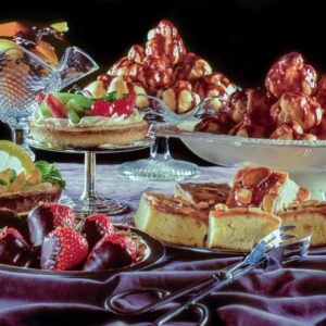 CAKE ALL'ARANCIA, CHOUX AL CIOCCOLATO, FRAGOLE AL CIOCCOLATO, TARTELLETTE ALLA FRUTTA D'ESTATE, COPPA D'ARANCE AL CIOCCOLATO - S 100910  - 3635