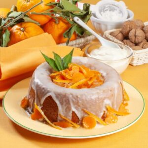 CIAMBELLA GLASSATA ALL'ARANCIA E YOGURT - 0192