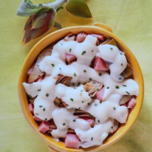 CARCIOFI CON FORMAGGIO E PROSCIUTTO COTTO - 7082