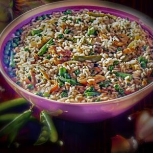 RISOTTO CON ASPARAGI PISELLI E CARCIOFI –  RISOTTO ARROSTO - GR1937 – 4128