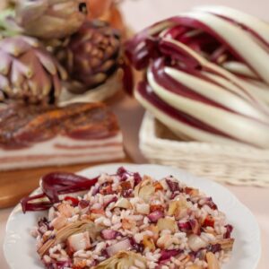 RISOTTO CON RADICCHIO E CARCIOFI - 0078
