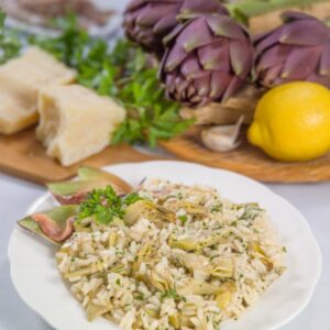 RISO CON CARCIOFI E ACCIUGHE - K5384