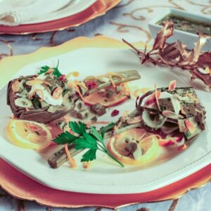 CARCIOFI CON VINAIGRETTE AGLI AGRUMI - 4265