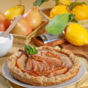 CROSTATA SFOGLIATA DI PERE - 0196