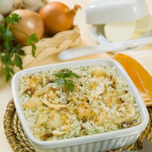 RISO AL FORNO CON BACCALA' E TARTUFO - K5181