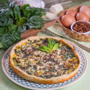 CROSTATA DI SPINACI E UVETTA - K5137