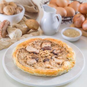 SFOGLIATA AI FUNGHI CON CREMA DI NOCI - K4760