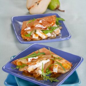 CREPES CON PERE FORMAGGIO RUCOLA E MIELE - 2915