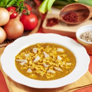 MINESTRA DI PESCE E LATTUGA ALLO ZAFFERANO - 0853