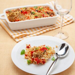 PIROFILA DI FREGOLA CON POLPETTE - 0005