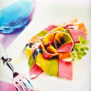 SPIRALE DI TAGLIATELLE COLORATE - S 0405038