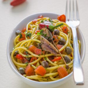 VERMICELLI CON POMODORO E ACCIUGHE - 3593