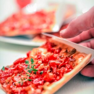 QUADROTTI AI POMODORI E CIPOLLOTTI CARAMELLATI - S 2304673