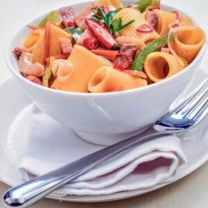 INSALATA DI MEZZE MANICHE CON POLLO E MANDORLE - S2504053 - 9039
