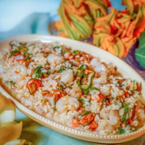 RISOTTO DI SCAMPI E FIORI DI ZUCCA - S 47950 - 7552