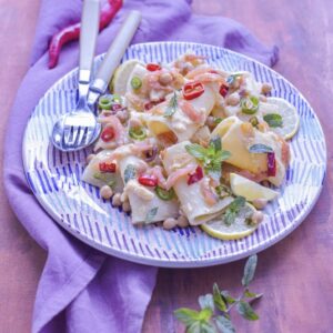 PACCHERI CON CECI SALMONE MENTA E LIMONE - 0007