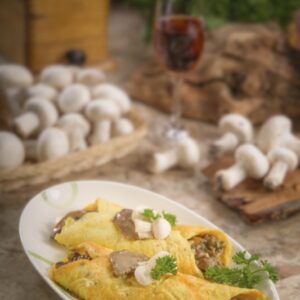 OMELETTE AI FEGATINI E CHAMPIGNON - K3263