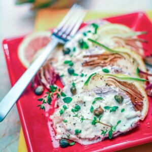 MILLEFOGLIE DI VITELLO TONNATO CON CARCIOFI CRUDI AL LIMONE - S 2304255 - 6361