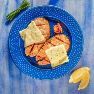 SALMONE GRIGLIATO AL CHEDDAR – 6977