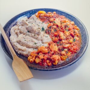 POLENTA TARAGNA CON VERDURE E LENTICCHIE IN UMIDO - 7216