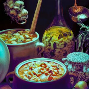 MINESTRONE DI FAGIOLI, FAGIOLI NEL FIASCO - 4006